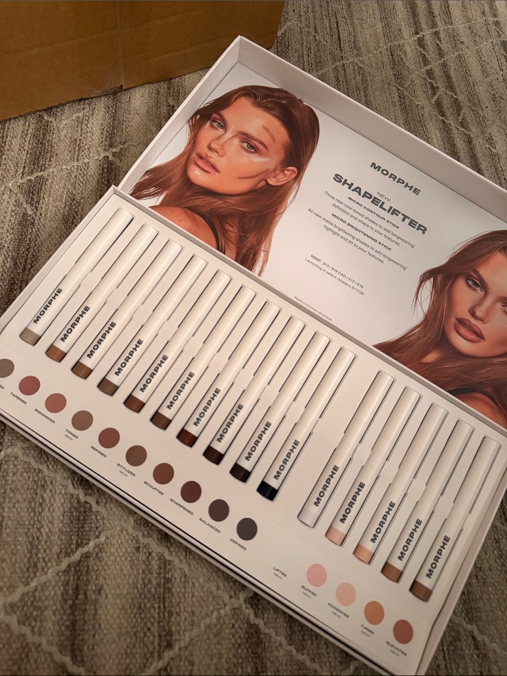 FULL BOX Morphe ShapeLifter Contour & Brightening Sticks